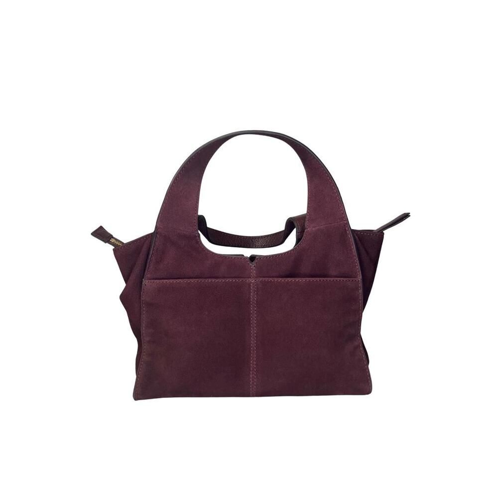 Vince-camuto Women's Burgundy and Brown Bag - Picture 3 of 9